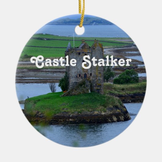 Castle Stalker Keramisch Ornament (Voorkant)