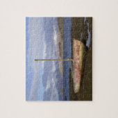 Castle Stalker met een vissersboot in het Legpuzzel (Verticaal)