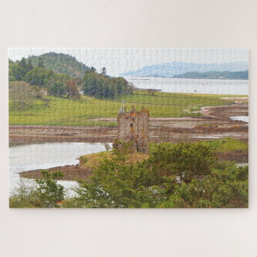 Castle Stalker, Schotland Legpuzzel (Horizontaal)