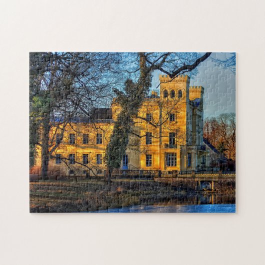 Castle Steinhöfel Brandenburg Duitsland. Legpuzzel (Horizontaal)