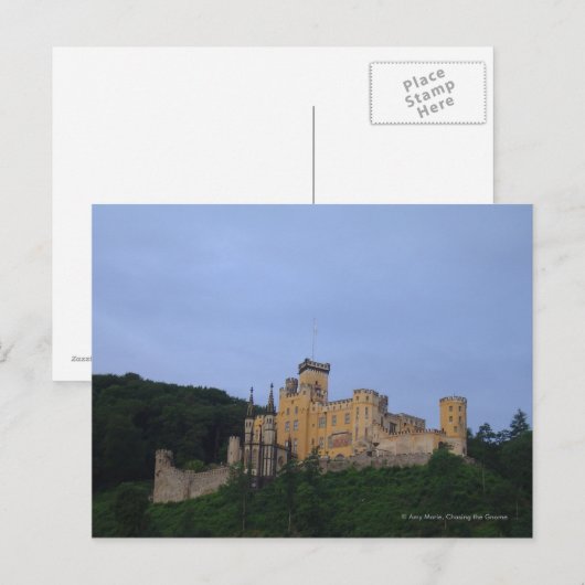 Castle Stolzenfels Briefkaart (Voorkant / Achterkant)