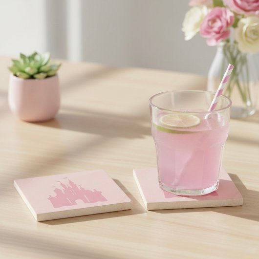 Castle Stone Coaster Stenen Onderzetter