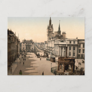 Castle Street, Aberdeen, Schotland Briefkaart