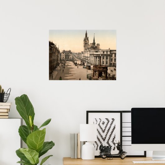 Castle Street, Aberdeen, Scotland Archival Print (Thuiskantoor)