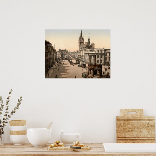 Castle Street, Aberdeen, Scotland Archival Print (Keuken)