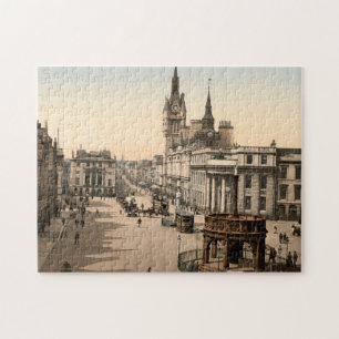 Castle Street, Aberdeen, Scotland Archival Print Legpuzzel