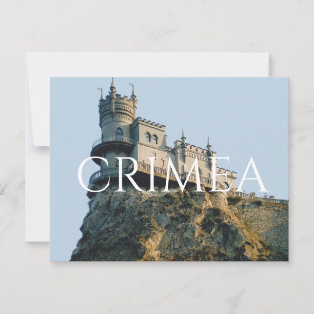 Castle Swallow's Nest op de Krim (Voorkant)
