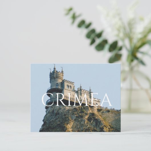 Castle Swallow's Nest op de Krim Briefkaart (Staand voorkant)