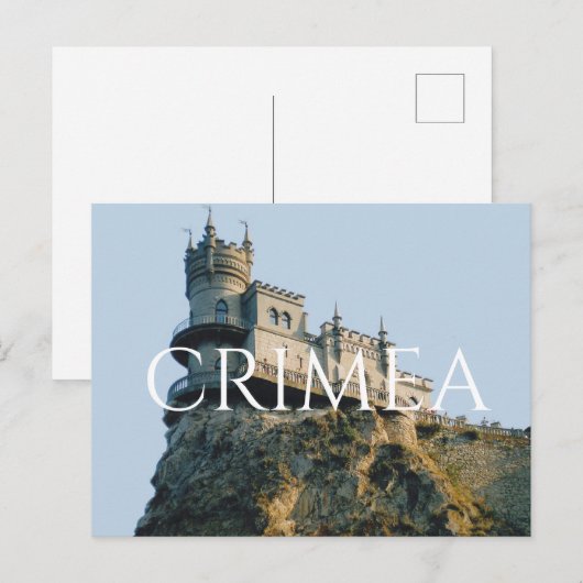 Castle Swallow's Nest op de Krim Briefkaart (Voorkant / Achterkant)