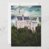 Castle Theme Wedding Invitation Kaart (Achterkant)