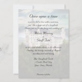 Castle Theme Wedding Invitation Kaart (Voorkant)