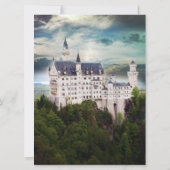 Castle Theme Wedding Invitation Kaart (Achterkant)