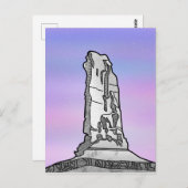 Castle Tower Castleton Rock Briefkaart (Voorkant / Achterkant)