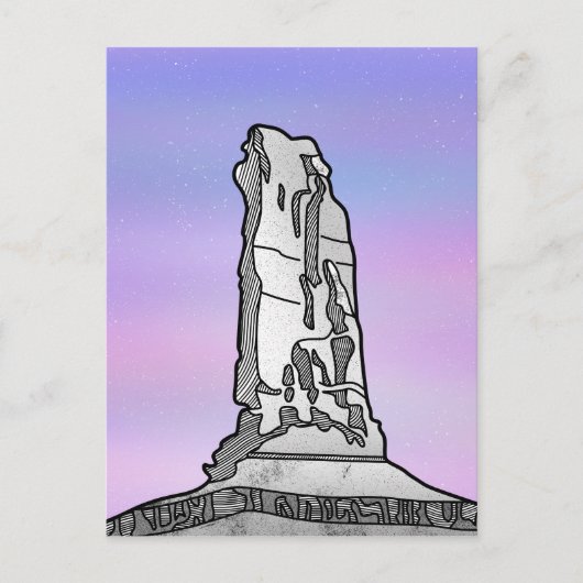 Castle Tower Castleton Rock Briefkaart (Voorkant)