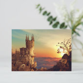 Castle Towers in de Sky Bedankkaart (Staand voorkant)
