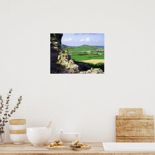 Castle Uitzicht Print (Keuken)