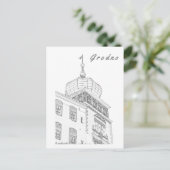 Castle Uitzicht van de Wit-Russische Architectuur Briefkaart (Staand voorkant)