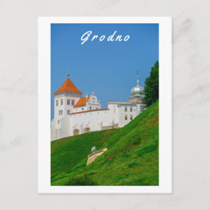 Castle Uitzicht van de Wit-Russische Architectuur Briefkaart