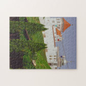 Castle Uitzicht van de Wit-Russische Architectuur Legpuzzel (Horizontaal)