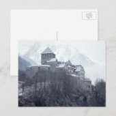 Castle Vaduz Liechtenstein Briefkaart (Voorkant / Achterkant)
