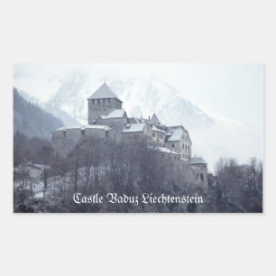 Castle Vaduz Liechtenstein Rechthoekige Sticker