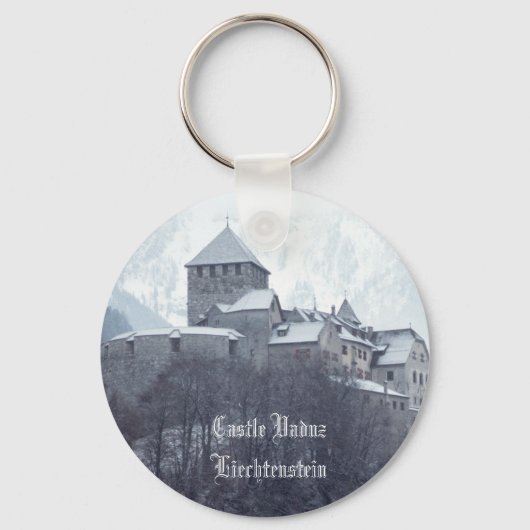 Castle Vaduz Liechtenstein Sleutelhanger (Voorkant)