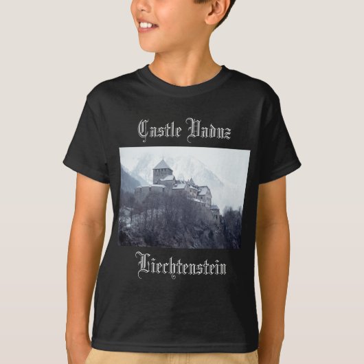 Castle Vaduz Liechtenstein T-shirt (Voorkant)