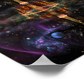 Castle van de tovenaar (8x10) poster (Hoek)