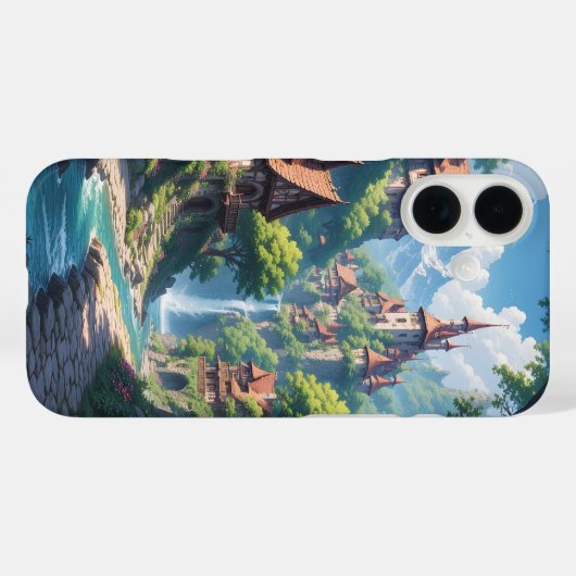 Castle View Alley Case-Mate iPhone Case (Achterkant (horizontaal))