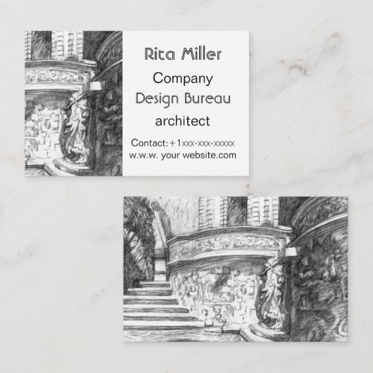 Castle Visitekaartje (Voorkant / Achterkant)