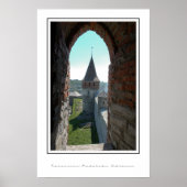Castle wall, door het raam poster (Voorkant)