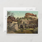 Castle, (westzijde), Nuremberg, Beieren, Duitsland Briefkaart (Voorkant / Achterkant)