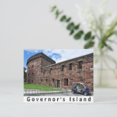 Castle Williams, het eiland van gouverneur Briefkaart (Staand voorkant)