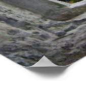 Castle Window Effect - Zee Uitzicht illusie Poster (Hoek)