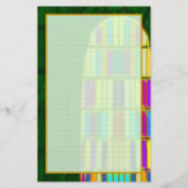 Castle Window II Fine Lined Stationery Briefpapier (Voorkant)