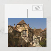 Castle yard, Wartburg, Thüringen, Duitsland Briefkaart (Voorkant / Achterkant)
