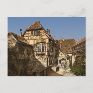 Castle yard, Wartburg, Thüringen, Duitsland Briefkaart