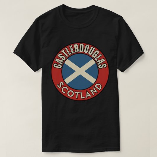 CastlebDouglas, Schotland T-shirt (Design voorkant)
