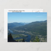 Castlegar-kruispunt van de Kootenays Briefkaart (Voorkant / Achterkant)