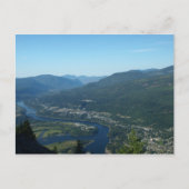 Castlegar-kruispunt van de Kootenays Briefkaart (Voorkant)