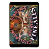 Castlemaine Australian Beer Label Magneet (Verticaal)