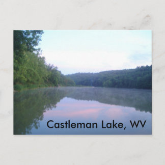 Castleman Lake, WV Briefkaart
