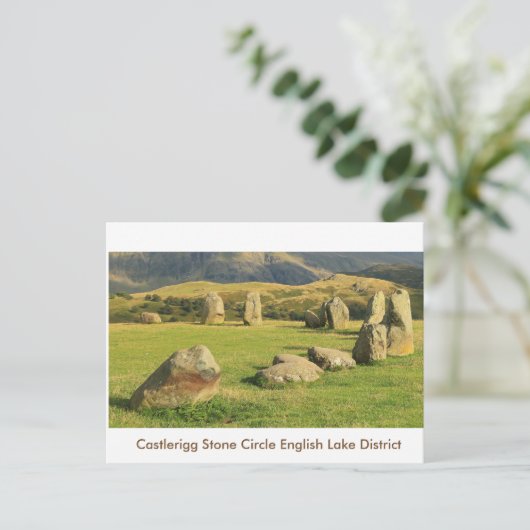 Castlerigg Stone Circle Briefkaart (Staand voorkant)
