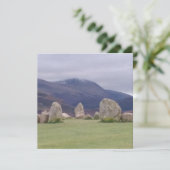 Castlerigg Stone Circle Flat Wenskaart Kaart (Staand voorkant)