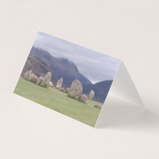 Castlerigg Stone Circle kerstkaart Kaart (Voorkant)