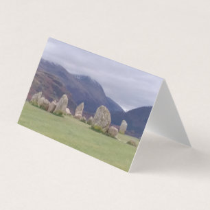 Castlerigg Stone Circle kerstkaart Kaart