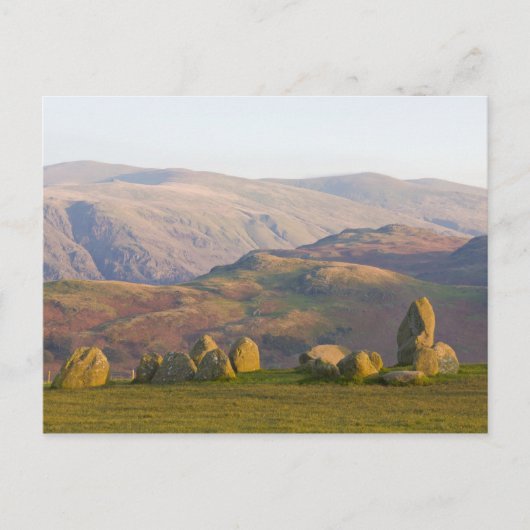 Castlerigg Stone Circle, Lake District, Cumbria, 2 Briefkaart (Voorkant)