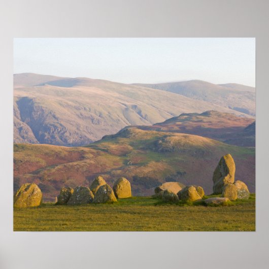 Castlerigg Stone Circle, Lake District, Cumbria, 2 Poster (Voorkant)