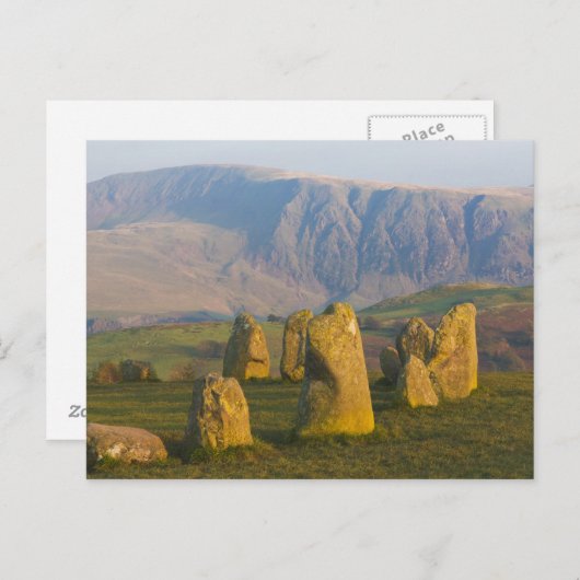 Castlerigg Stone Circle, Lake District, Cumbria Briefkaart (Voorkant / Achterkant)