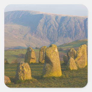 Castlerigg Stone Circle, Lake District, Cumbria, Vierkante Sticker